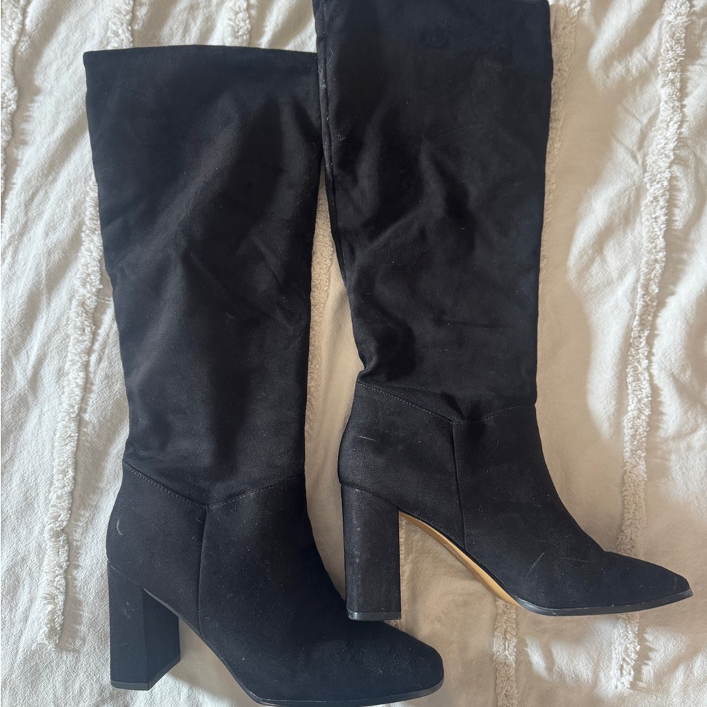 Aldo Black Heeled Boots for Women